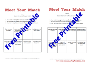 Icebreaker: Meet Your Match - Women's Ministry Toolbox