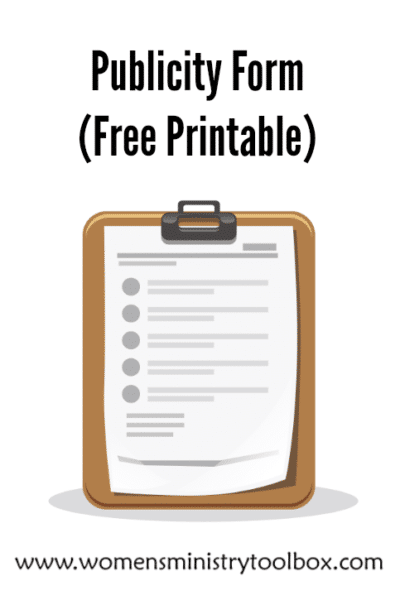 Forms & Surveys Archives - Women's Ministry Toolbox