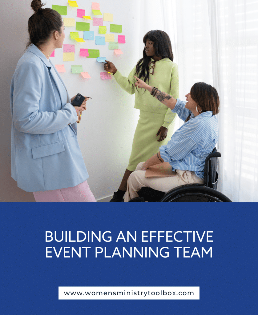 Discover the benefits of forming an event planning team for your next women's ministry gathering! Learn key roles, tips for recruiting volunteers, and strategies to lighten the load while creating meaningful, Christ-centered events.
